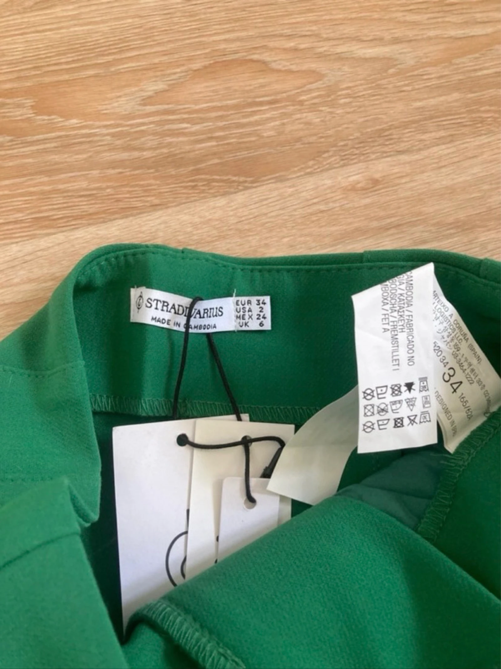 Calça de alfaiataria verde Stradivarius – photo 5